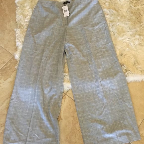 Lafayette 148 plaid pants size 18 New $548.00